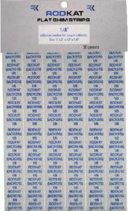 Flat Shim Strips Pack 1/8” 30pc