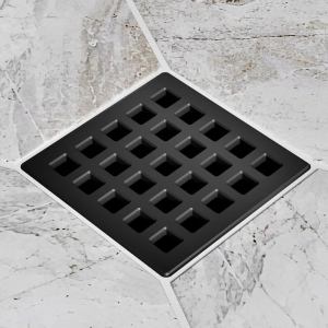 Ebbe Quadra Unique Drain Cover - Matte Black