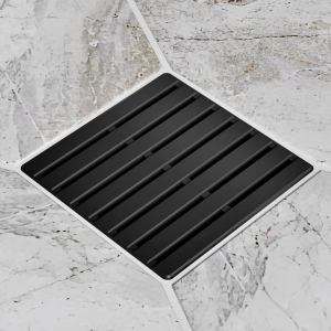 Ebbe Parallel Unique Drain Cover - Matte Black