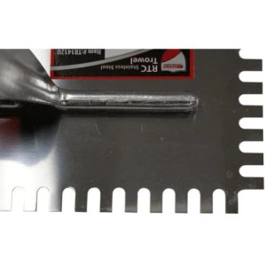 RTC 1/4 x 1/2 Stainless Steel U Notch Trowel