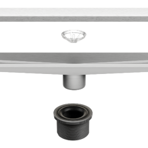 Gruen Artstream Linear Drain NOVA Brushed 47-1/4"