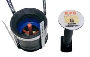 Rapid Recess Blind Pipe Connector 2"
