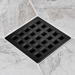 Ebbe Quadra Unique Drain Cover - Matte Black