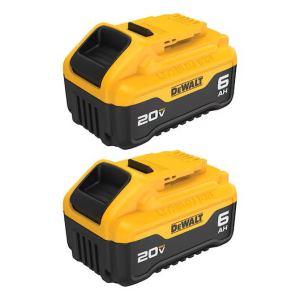 DeWalt 20V Max 6AH Battery 2 PK