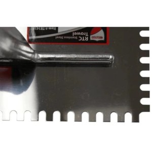 RTC 1/4 x 3/8 Stainless Steel U Notch Trowel