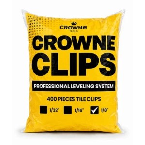 Crowne 1/8" Clips (400 Bag)